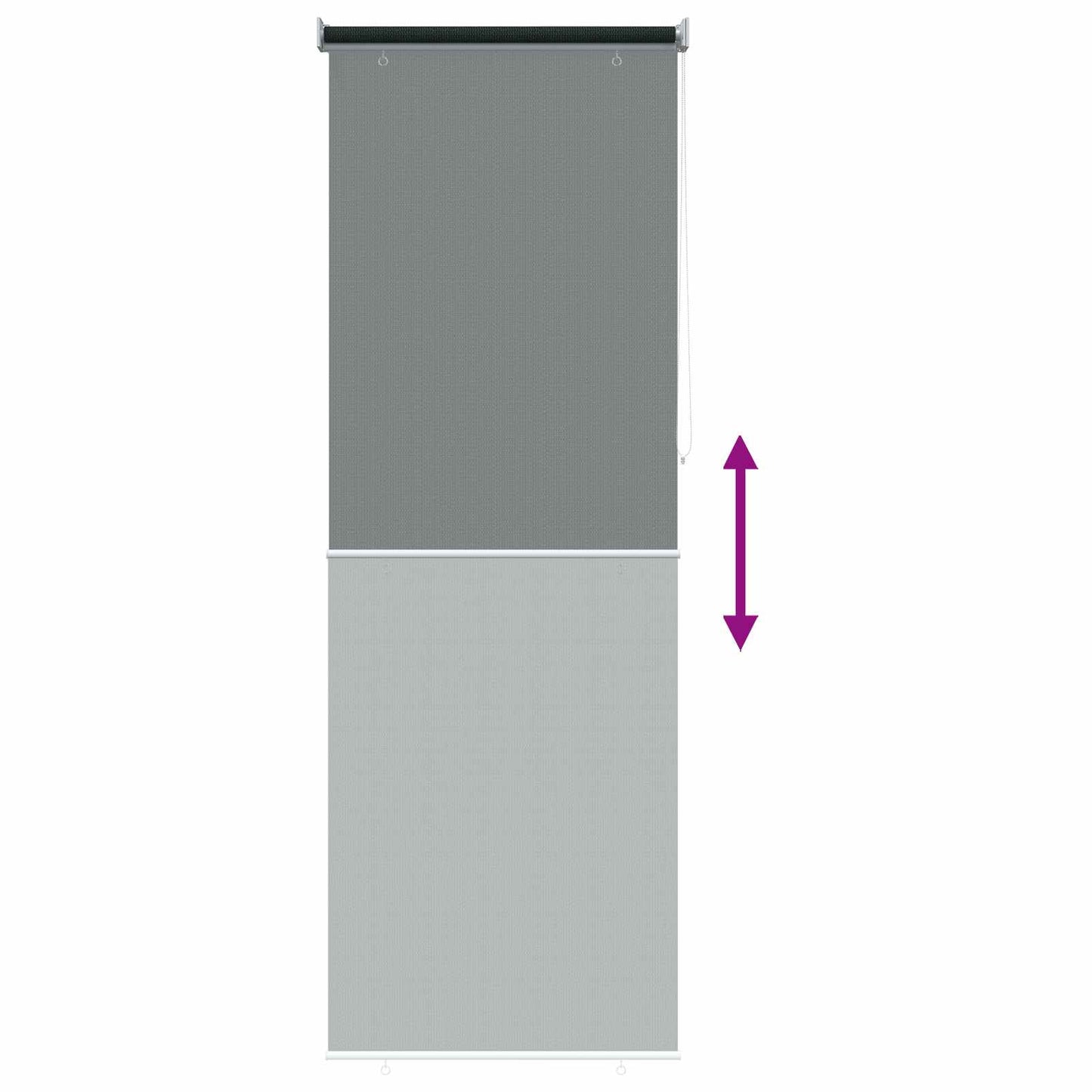 Kültéri Roló 90% UV Blokkolás Sötétzöld 80 x 230 cm HDPE