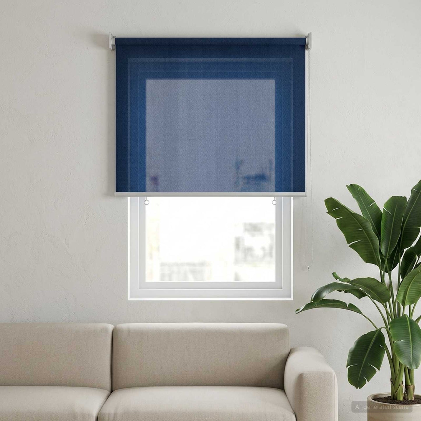 Kültéri Roló 90% UV Blokkolás Kék 80 x 140 cm HDPE