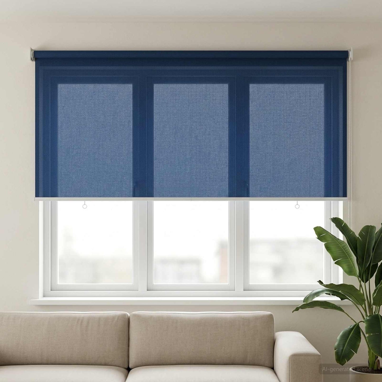 Kültéri Roló 90% UV Blokkolás Kék 140 x 140 cm HDPE