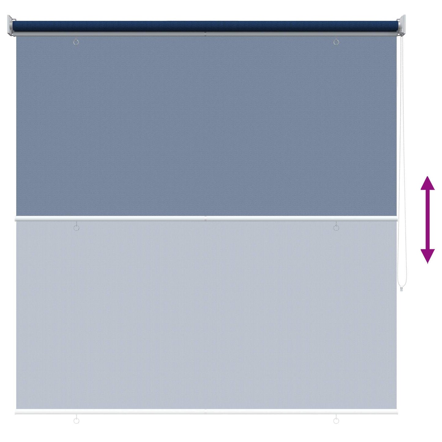 Kültéri Roló 90% UV Blokkolás Kék 140 x 140 cm HDPE