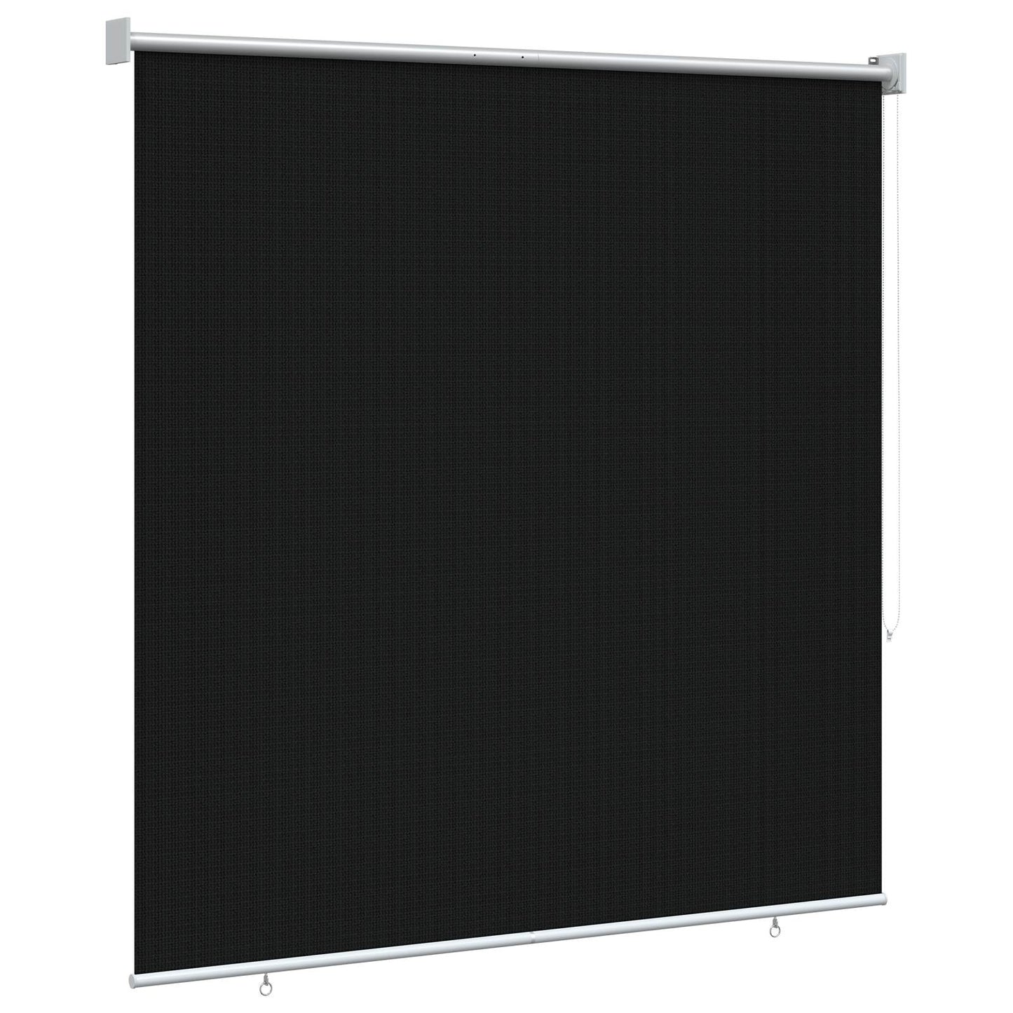Kültéri Roló 90% UV Blokkolás Fekete 140 x 140 cm HDPE