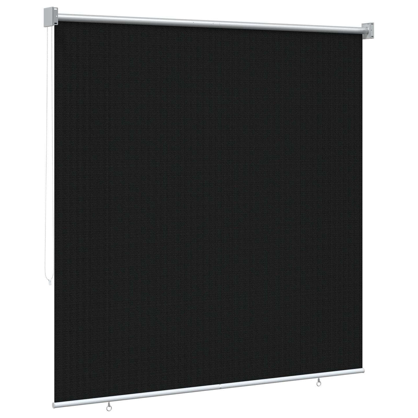 Kültéri Roló 90% UV Blokkolás Fekete 140 x 140 cm HDPE