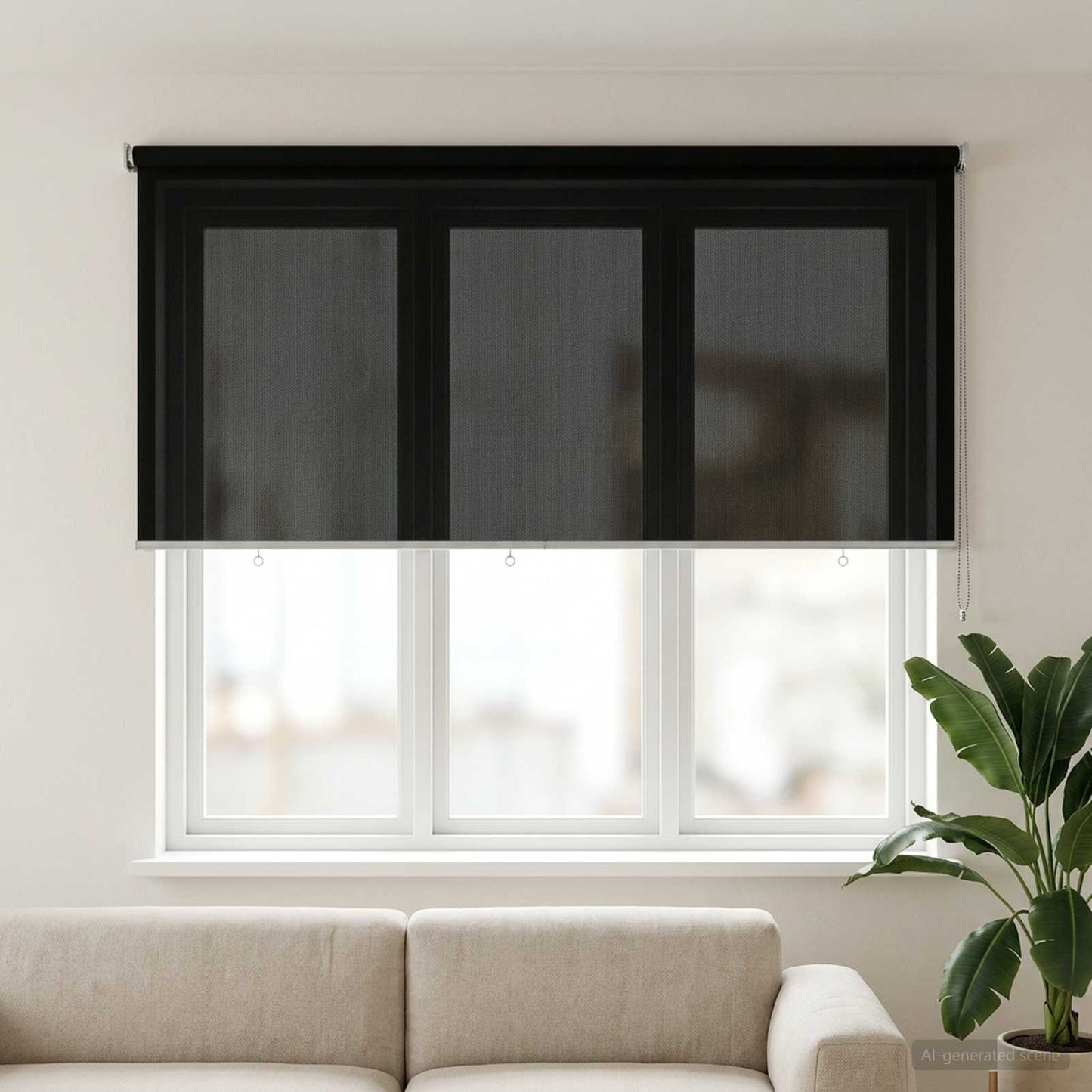 Kültéri Roló 90% UV Blokkolás Fekete 200 x 140 cm HDPE