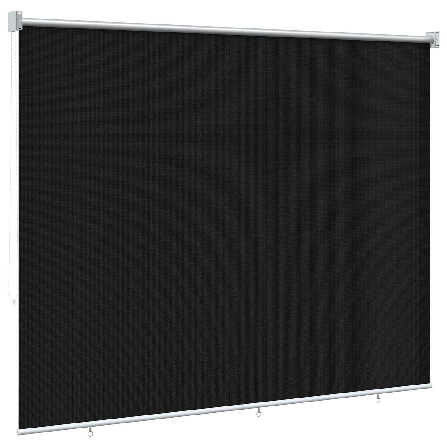 Kültéri Roló 90% UV Blokkolás Fekete 200 x 140 cm HDPE
