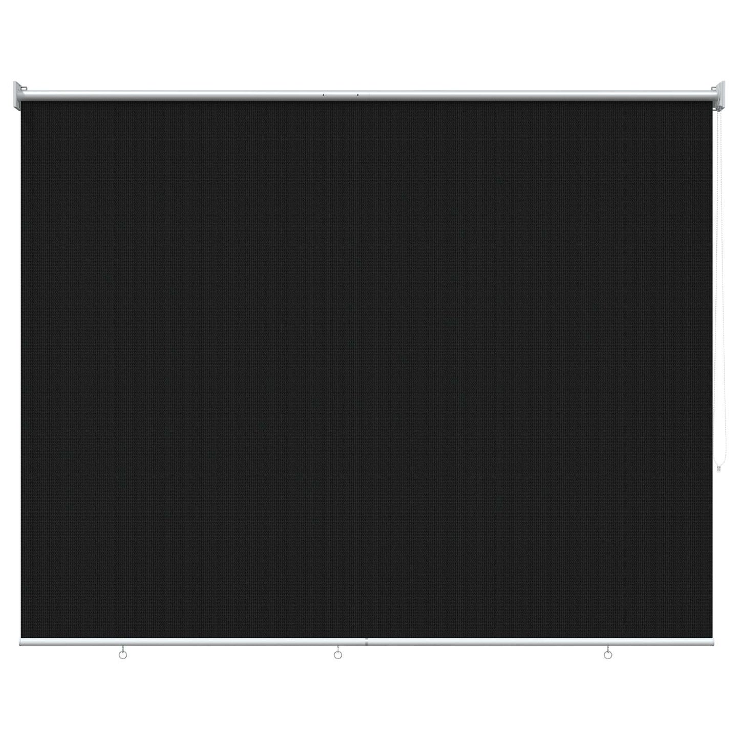 Kültéri Roló 90% UV Blokkolás Fekete 200 x 140 cm HDPE