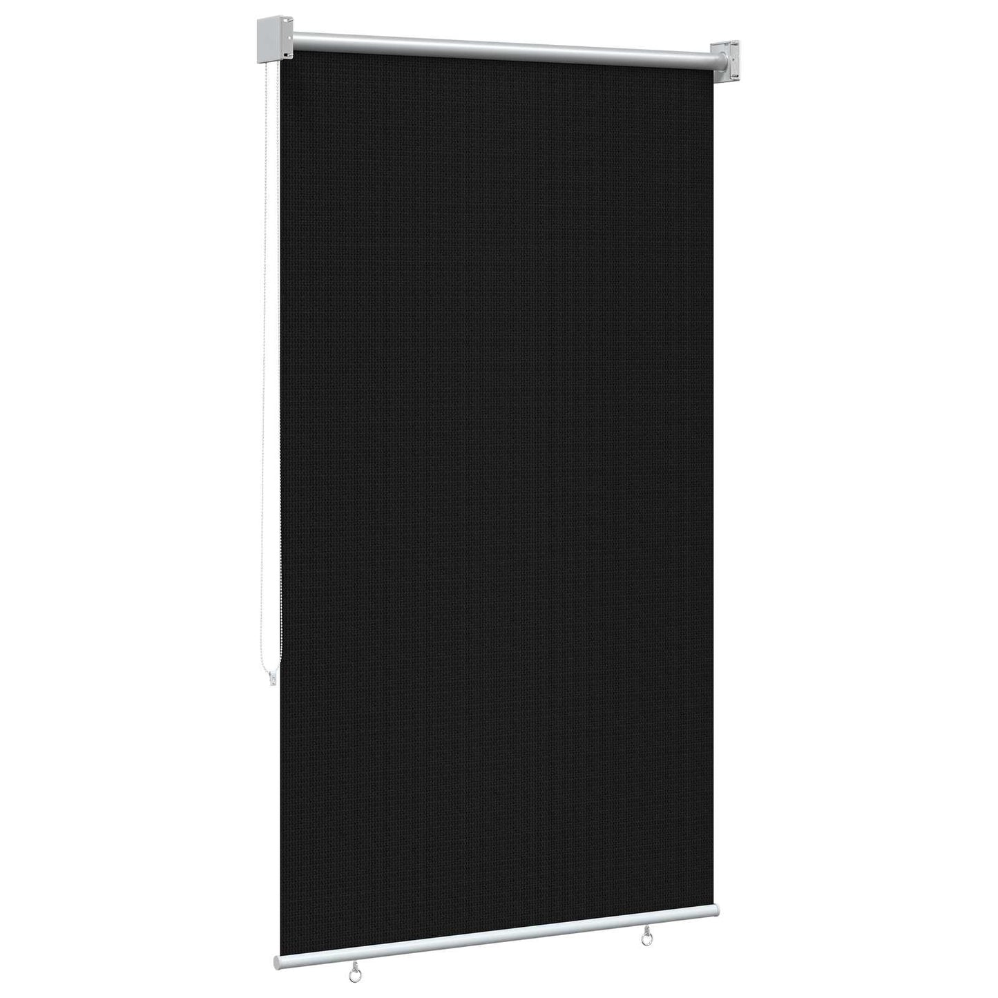 Kültéri Roló 90% UV Blokkolás Fekete 80 x 230 cm HDPE
