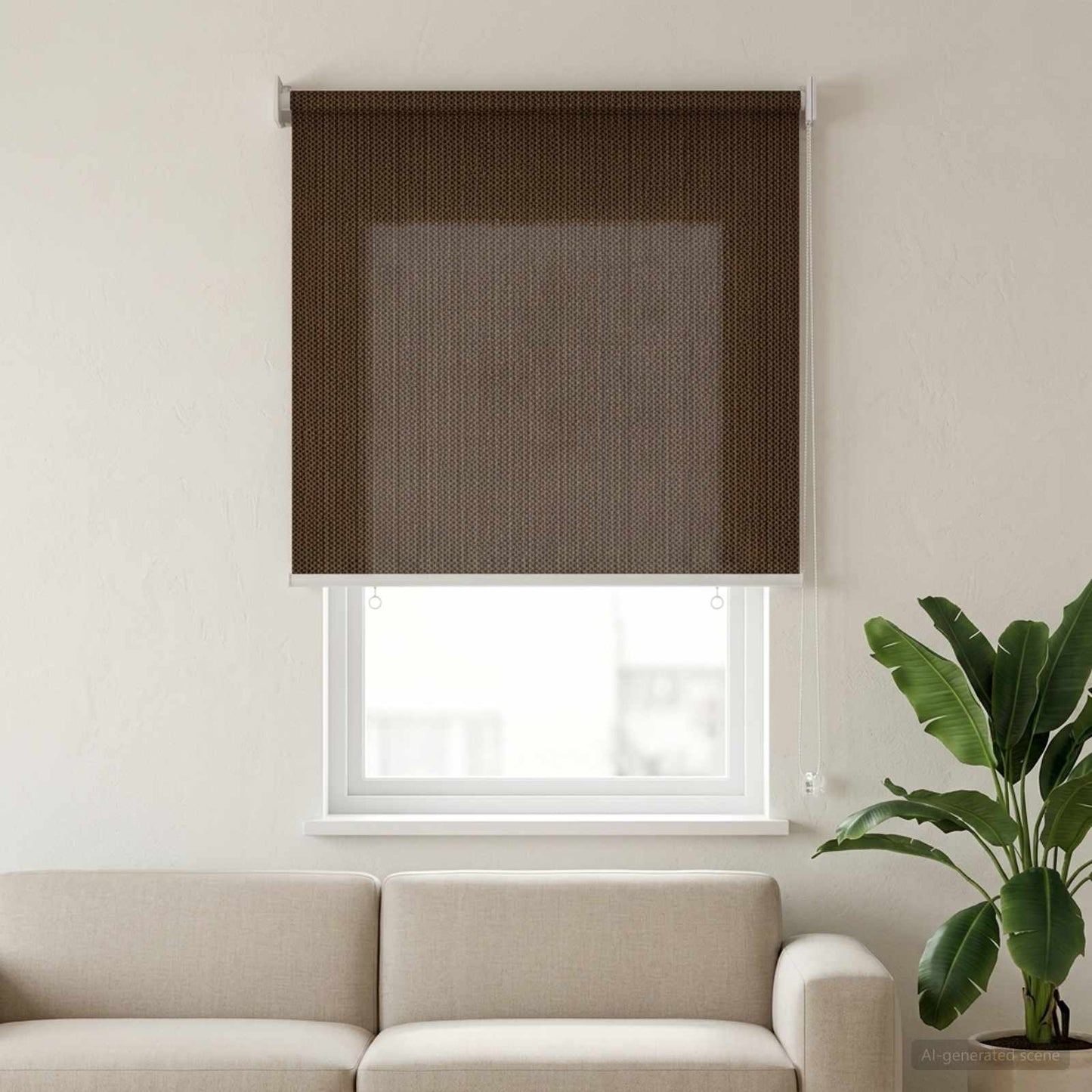 Kültéri Roló 90% UV Blokkolás Barna 60 x 140 cm HDPE