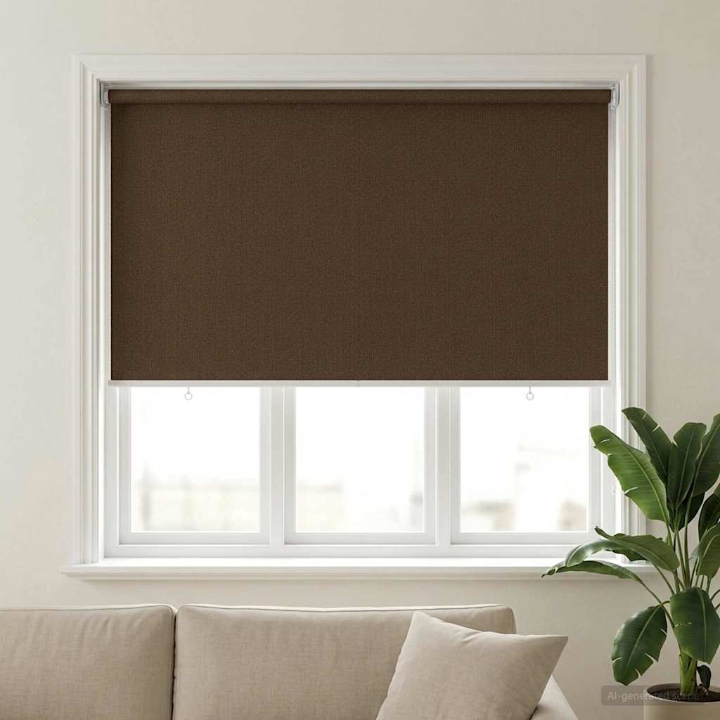 Kültéri Roló 90% UV Blokkolás Barna 140 x 140 cm HDPE