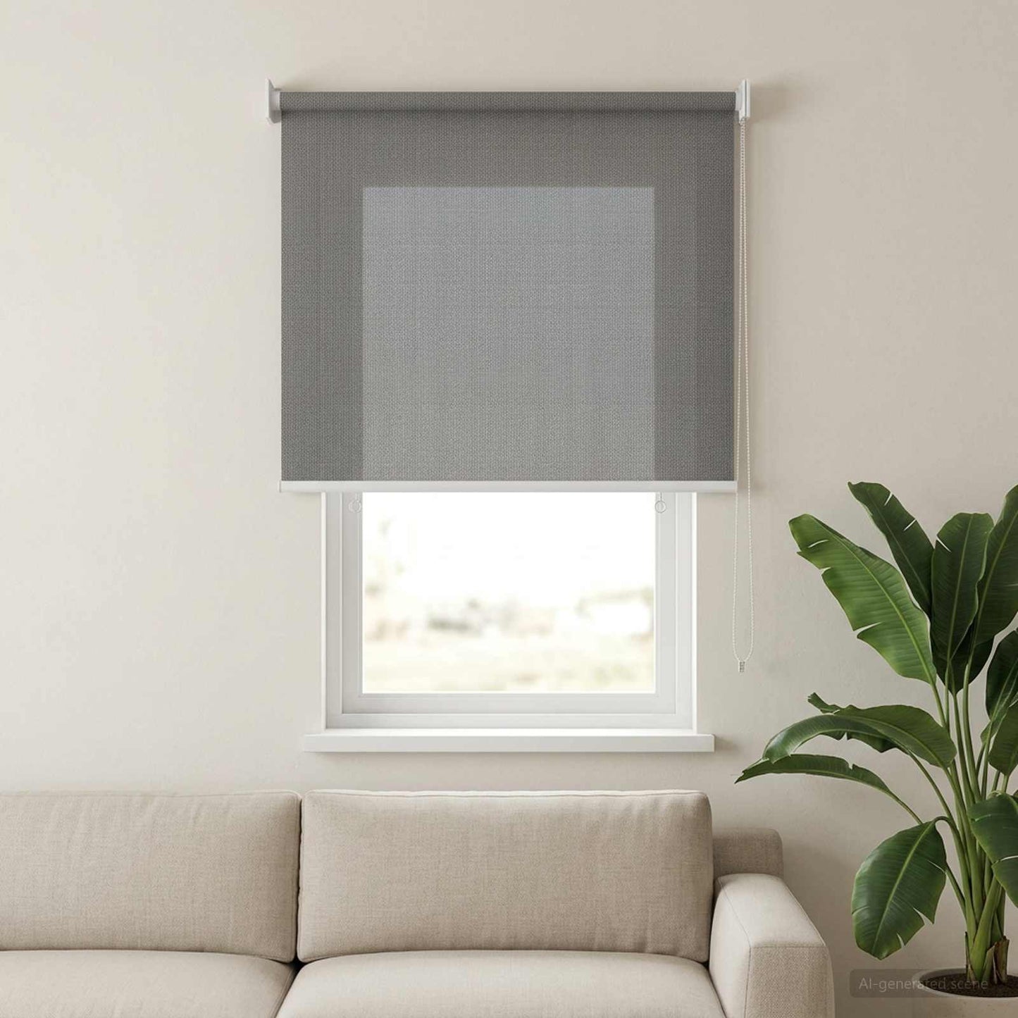 Kültéri Roló 90% UV Blokkolás Világosszürke 100 x 140 cm HDPE