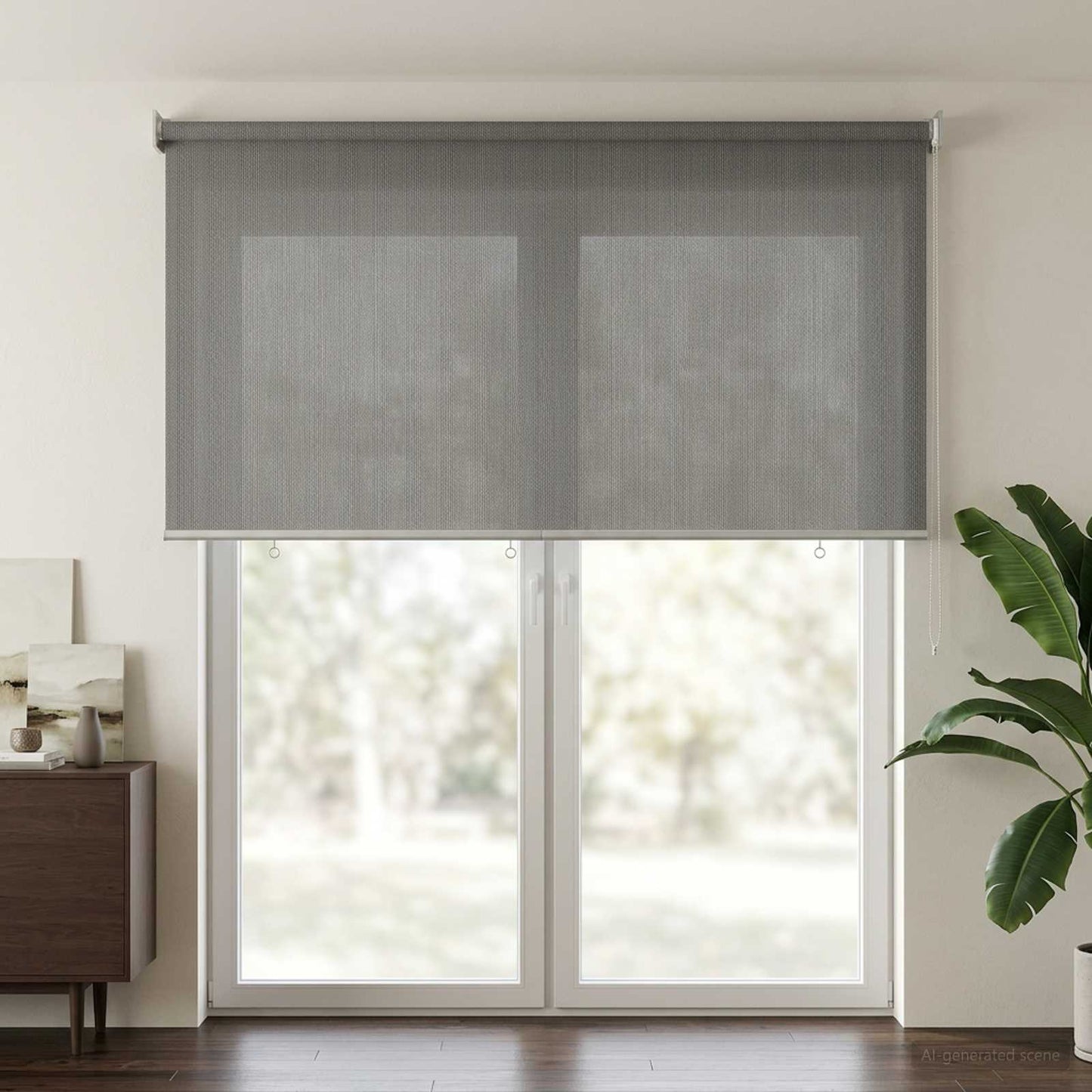 Kültéri Roló 90% UV Blokkolás Világosszürke 120 x 230 cm HDPE