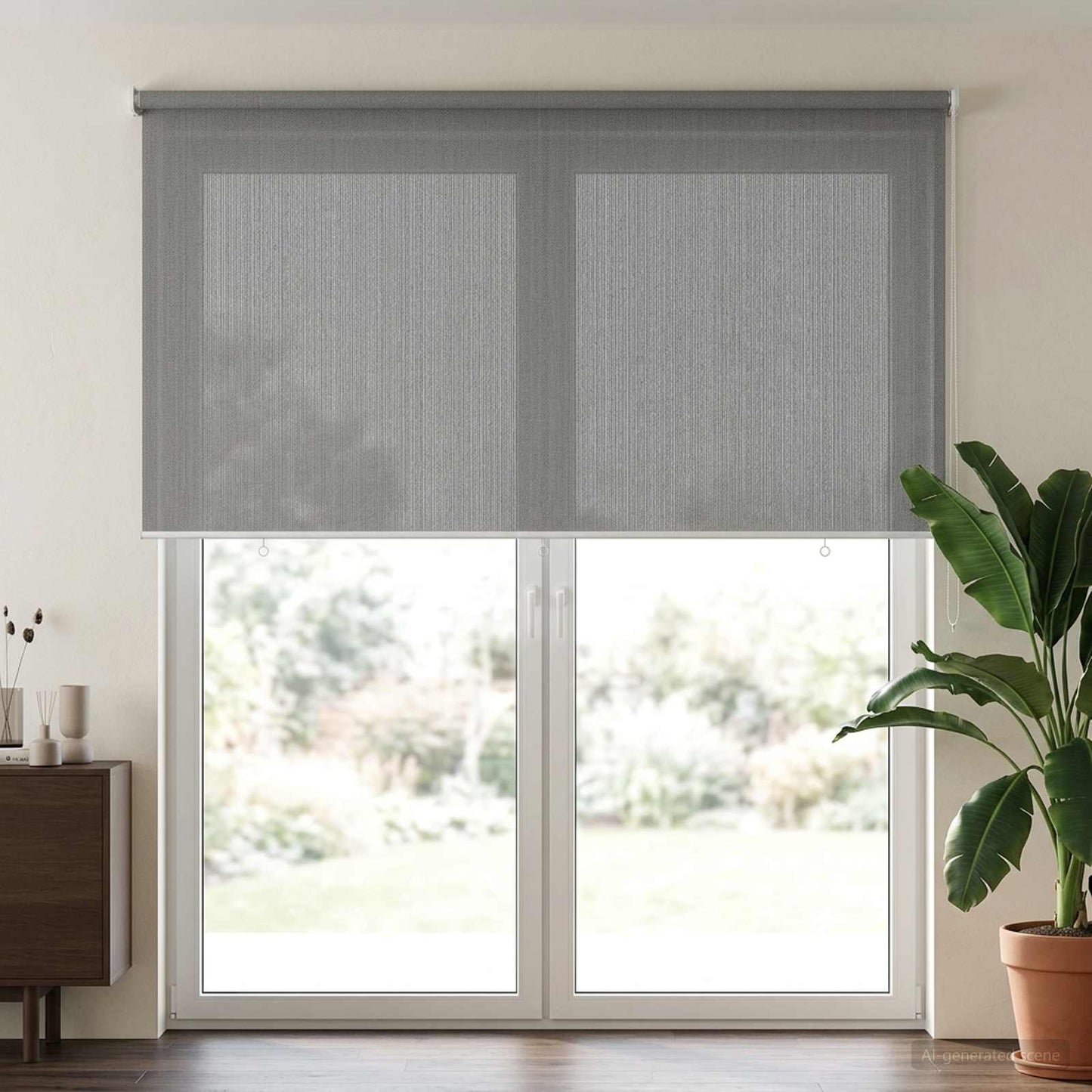 Kültéri Roló 90% UV Blokkolás Világosszürke 240 x 230 cm HDPE