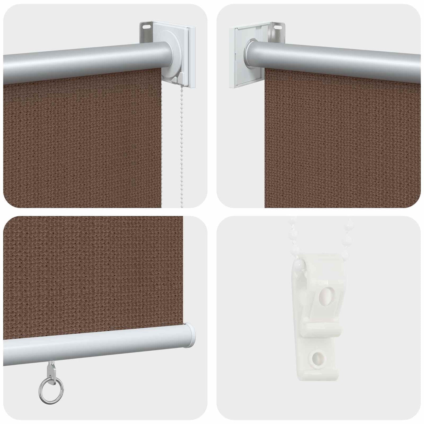 Kültéri Roló 90% UV Blokkolás Tópszínű 80 x 140 cm HDPE