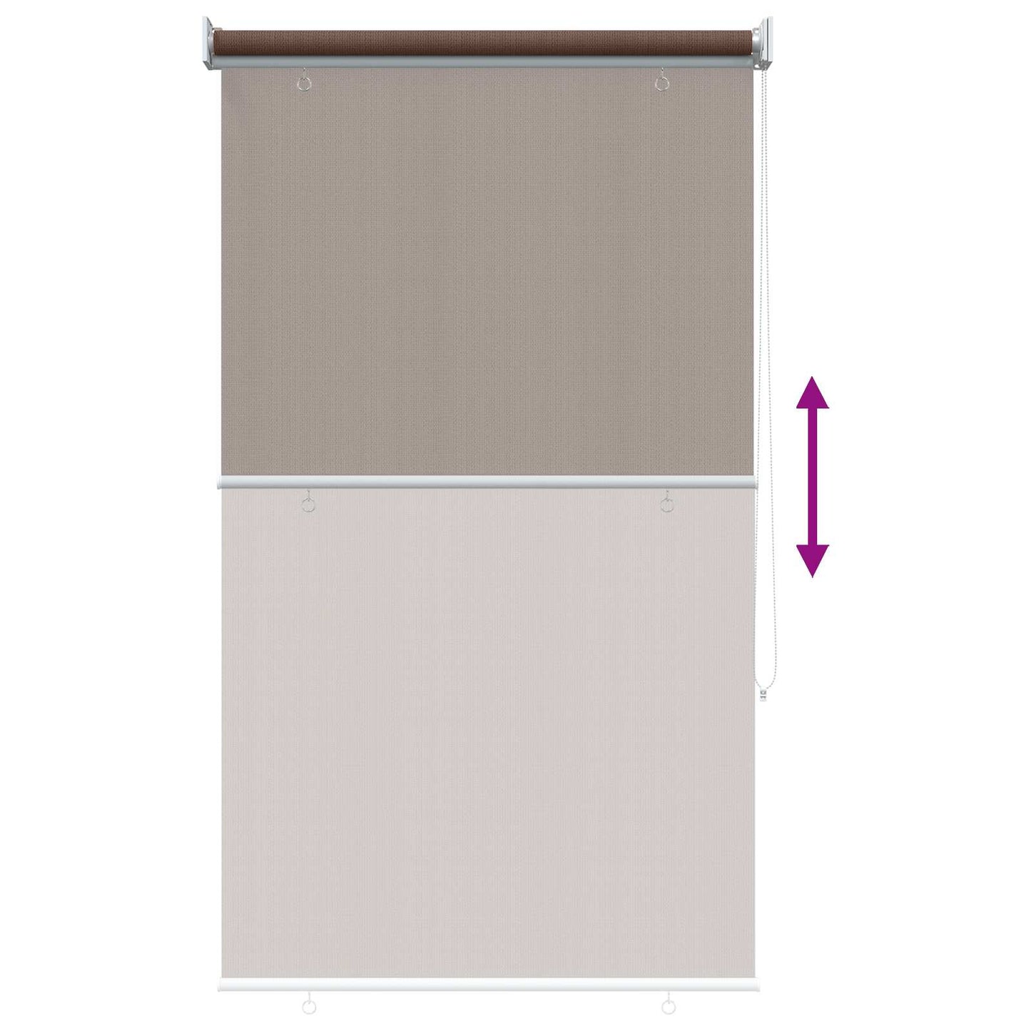 Kültéri Roló 90% UV Blokkolás Tópszínű 100 x 140 cm HDPE