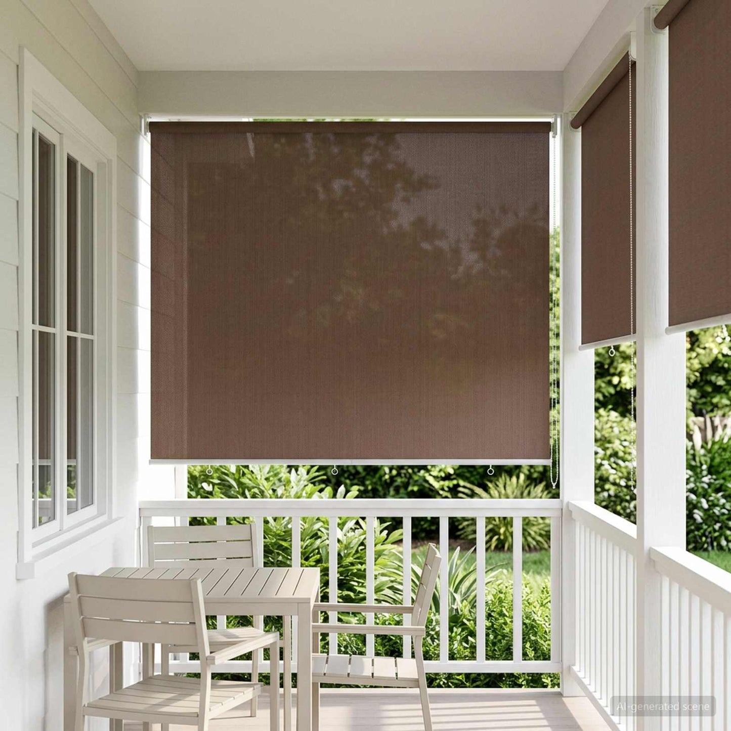 Kültéri Roló 90% UV Blokkolás Tópszínű 220 x 140 cm HDPE
