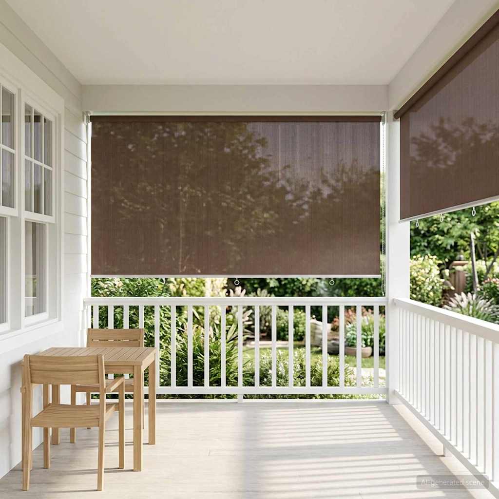 Kültéri Roló 90% UV Blokkolás Tópszínű 300 x 140 cm HDPE