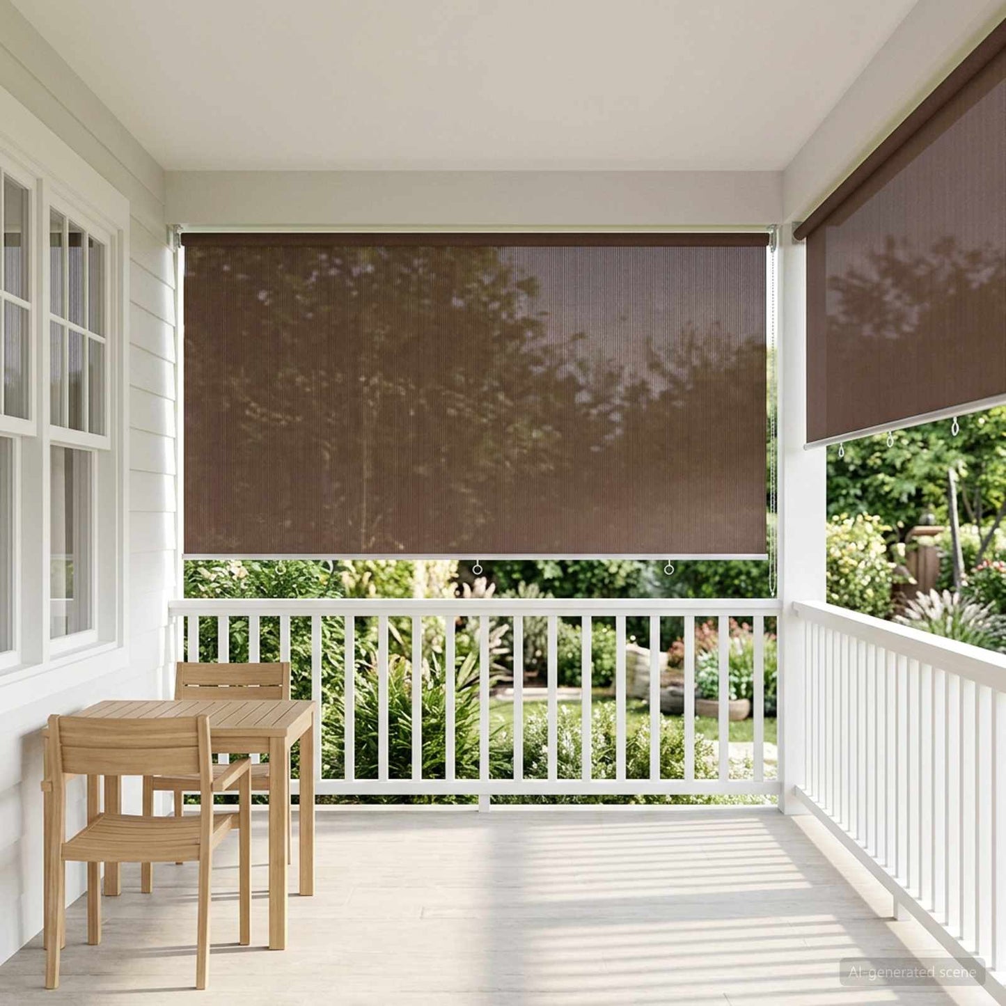 Kültéri Roló 90% UV Blokkolás Tópszínű 350 x 140 cm HDPE