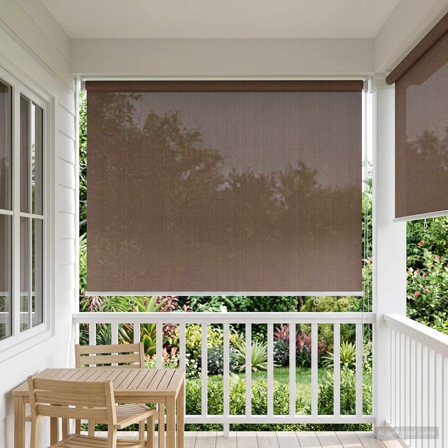 Kültéri Roló 90% UV Blokkolás Tópszínű 100 x 230 cm HDPE