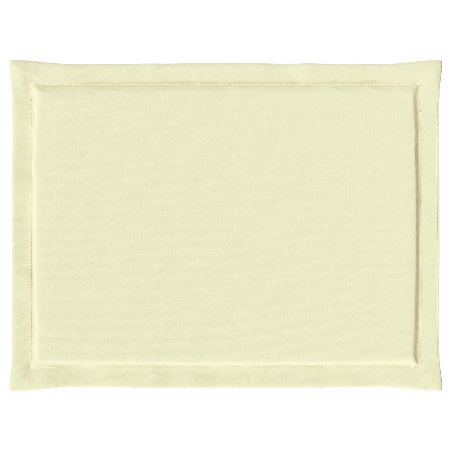 Ülőpárnák 2 pcs Krém 47 x 36 x 2 cm Poliészter
