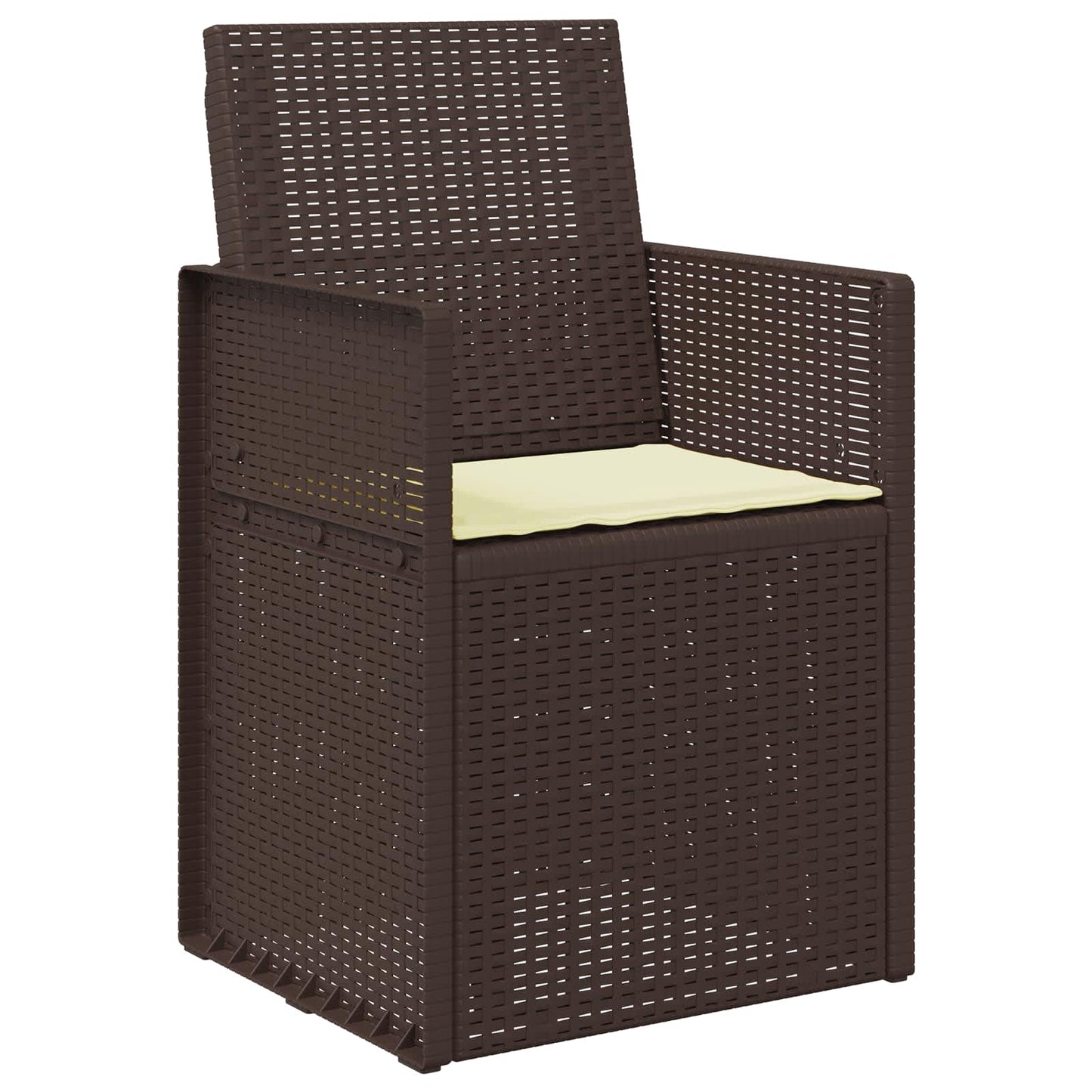 Ülőpárnák 2 pcs Krém 47 x 36 x 2 cm Poliészter