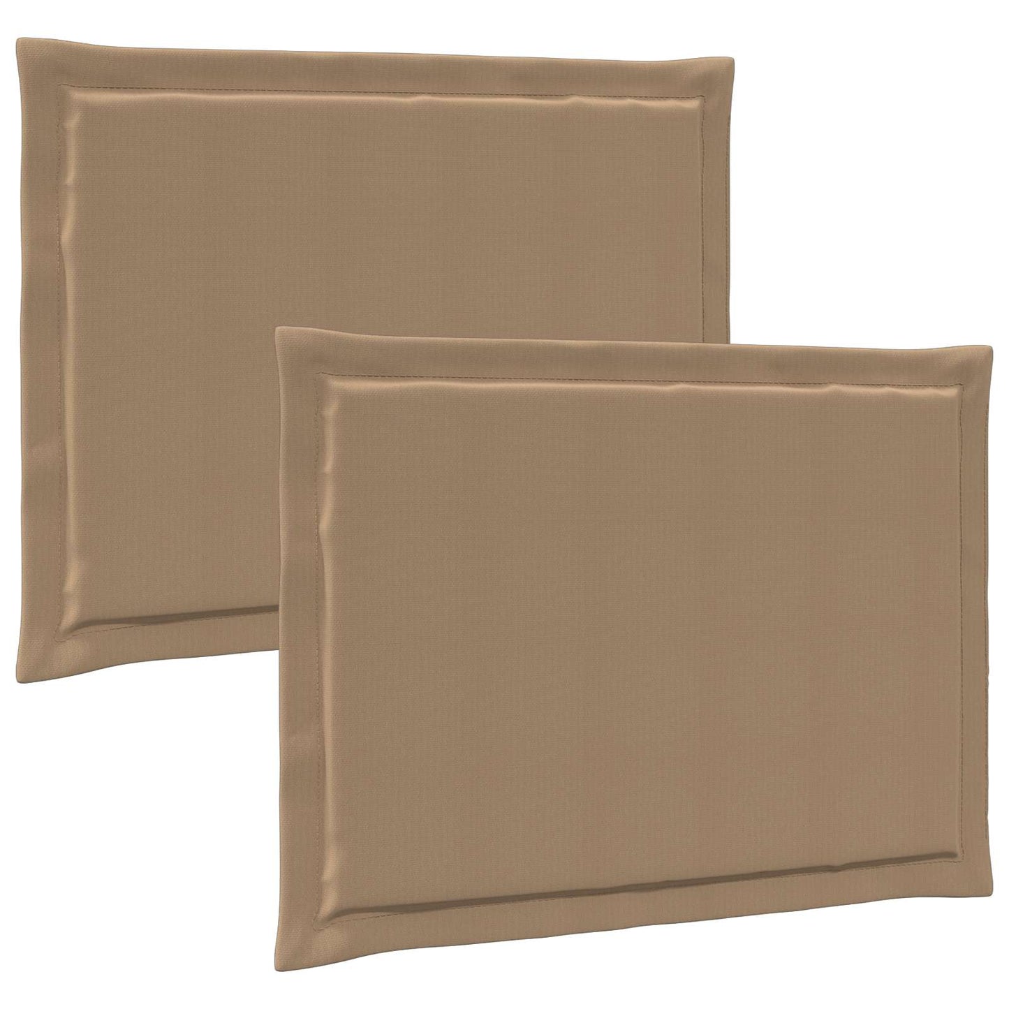Ülőpárnák 2 pcs Tópszínű 47 x 36 x 2 cm Poliészter