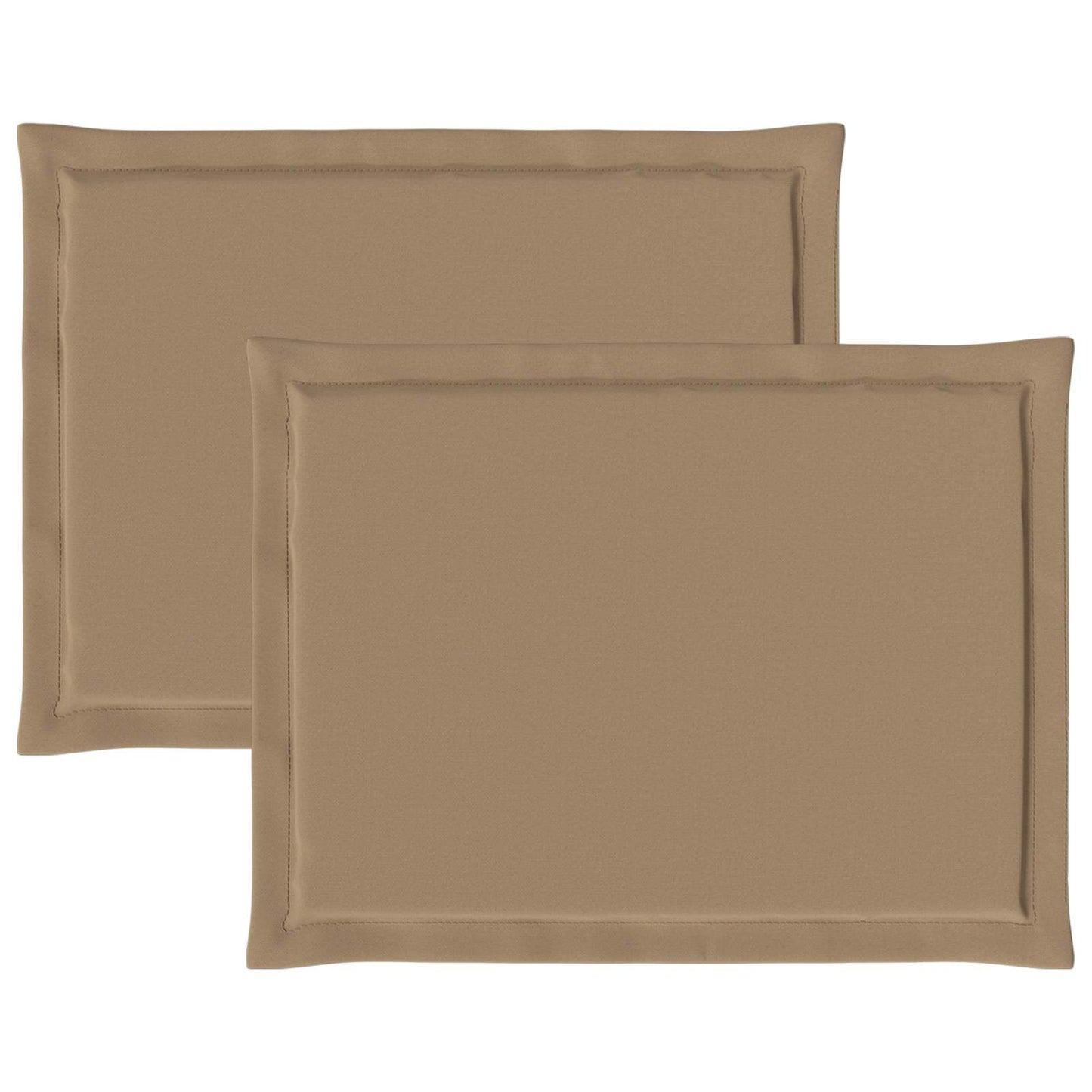 Ülőpárnák 2 pcs Tópszínű 47 x 36 x 2 cm Poliészter