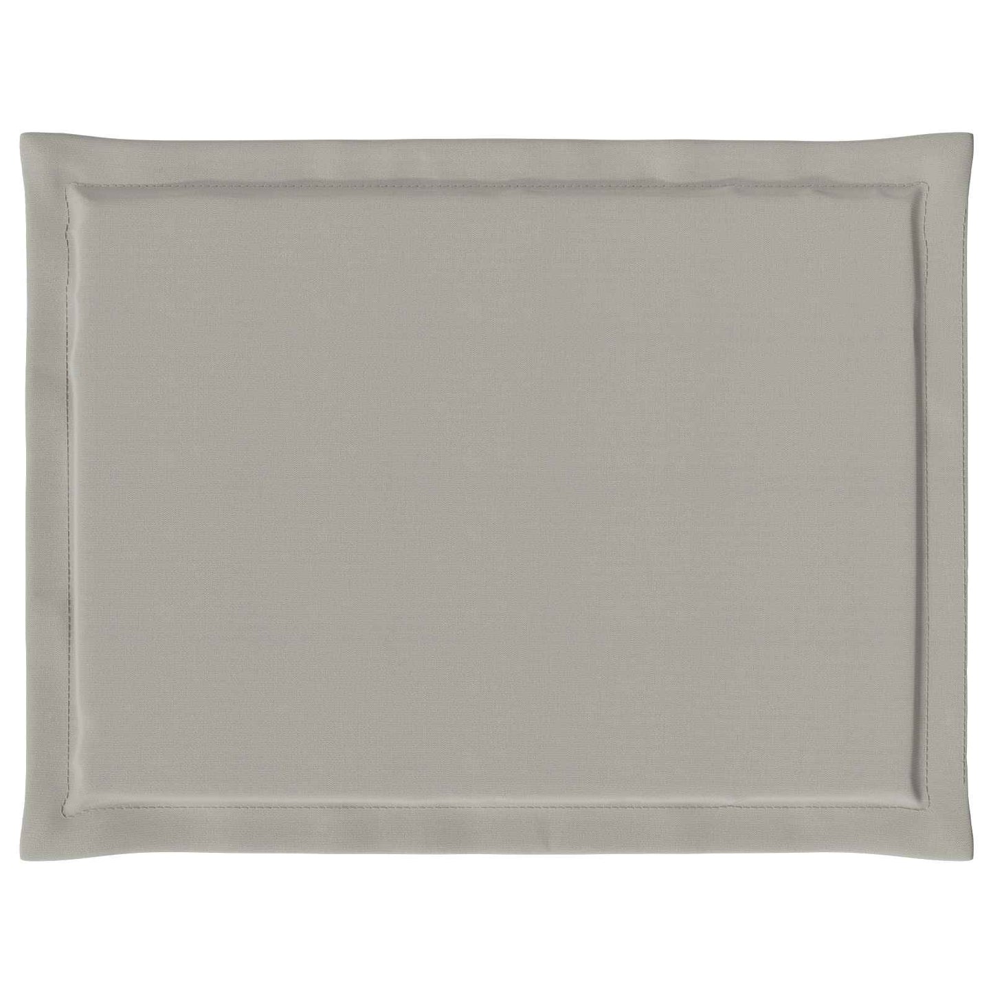 Ülőpárnák 4 pcs Világosszürke 47 x 36 x 2 cm Poliészter