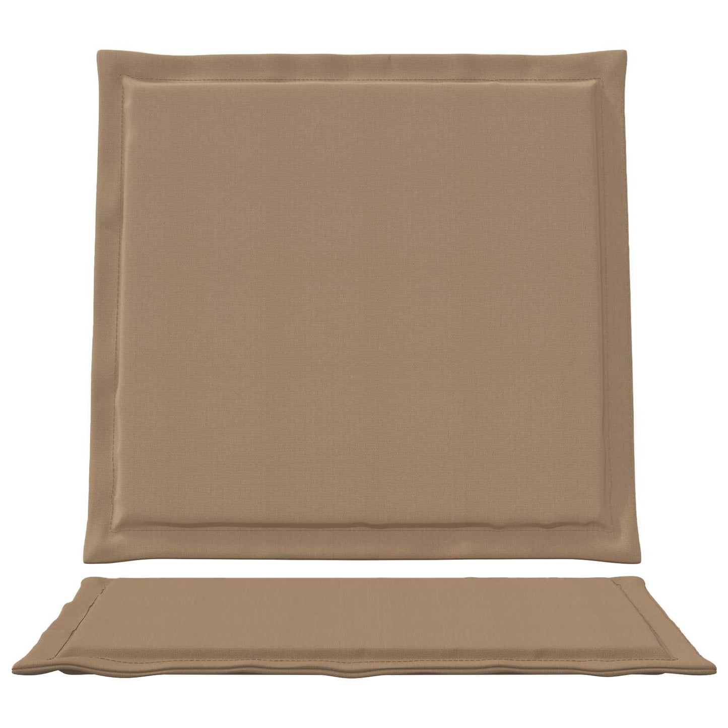 Ülés és háttámla párnák 2 pcs Tópszínű 47 x 45 x 2 cm