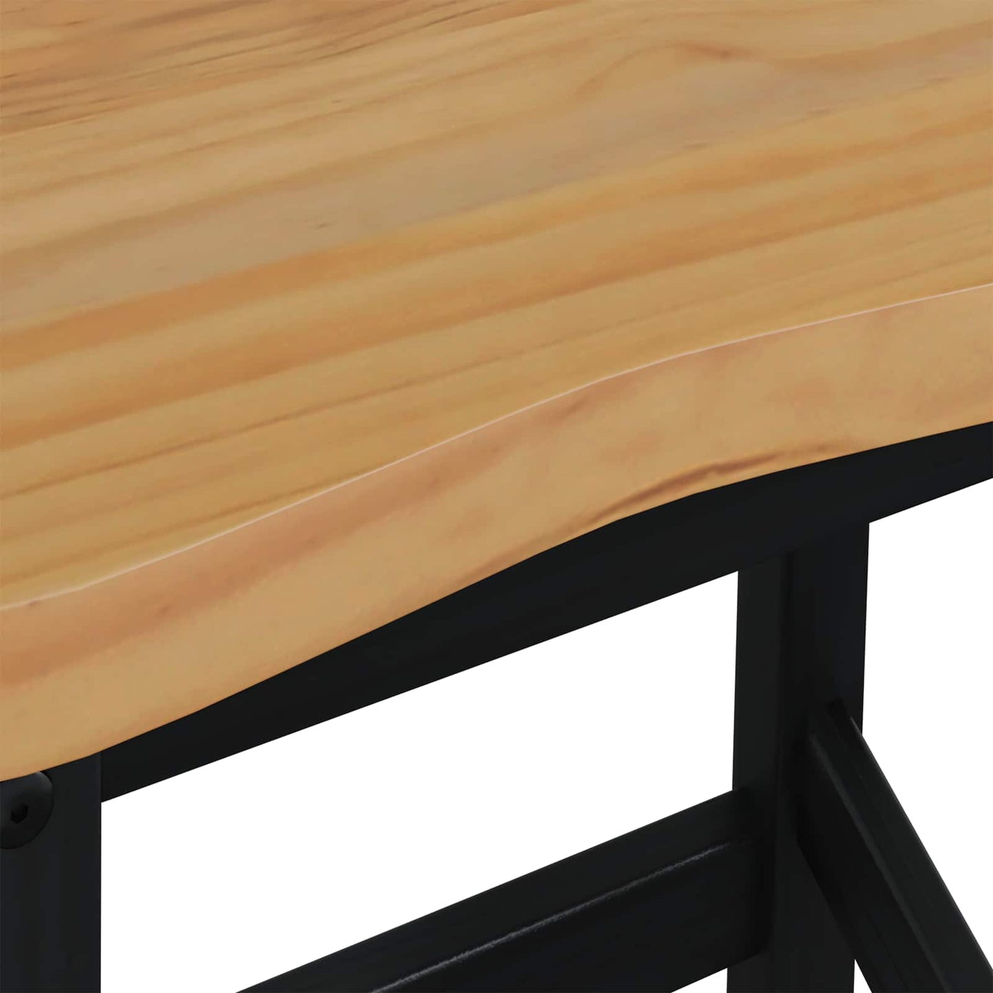 Magas Bárszék EKAI 2 pcs Fekete 40 x 29 x 63 cm Tömör Fenyőfa