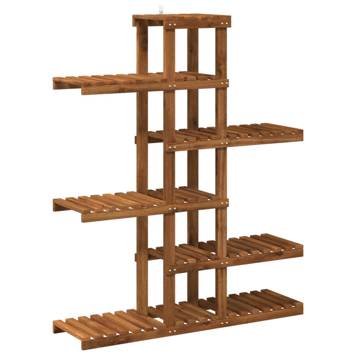 Növényállvány Természetes 93 x 25 x 114,5 cm Tömör Akácfa