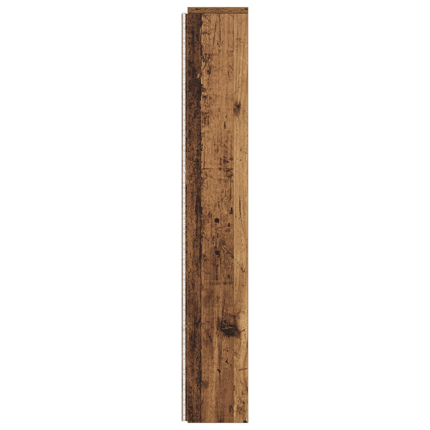 LED fejvédős tároló Antik Fa 160 cm Szerelt Fa