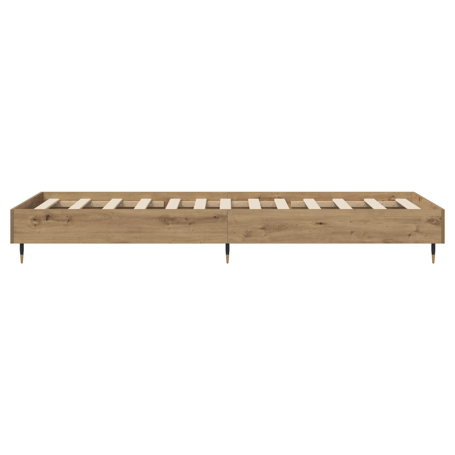 Ágykeret Kézműves Tölgy színű 80 x 200 cm Szerelt Fa