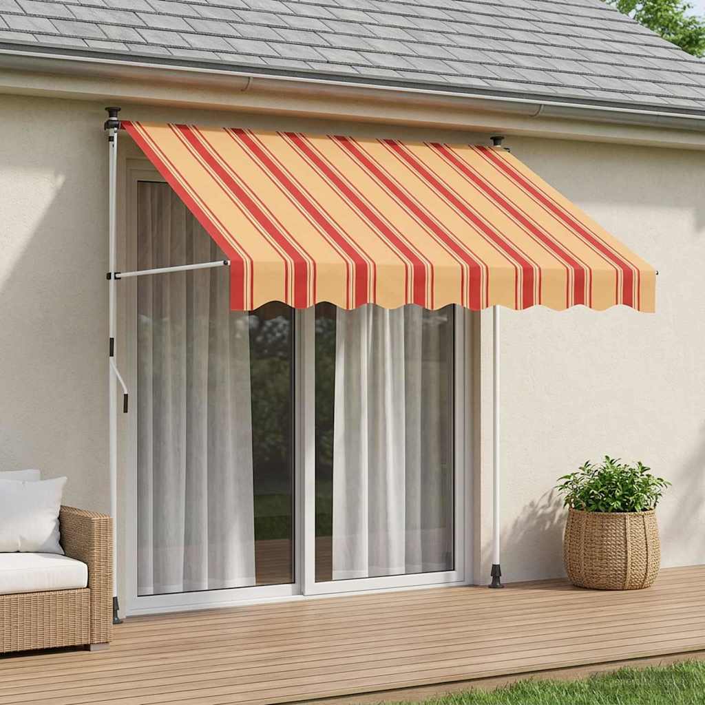 Kézi Retraktálható Napernyő Sokszínű 250 x 115 x 300 cm