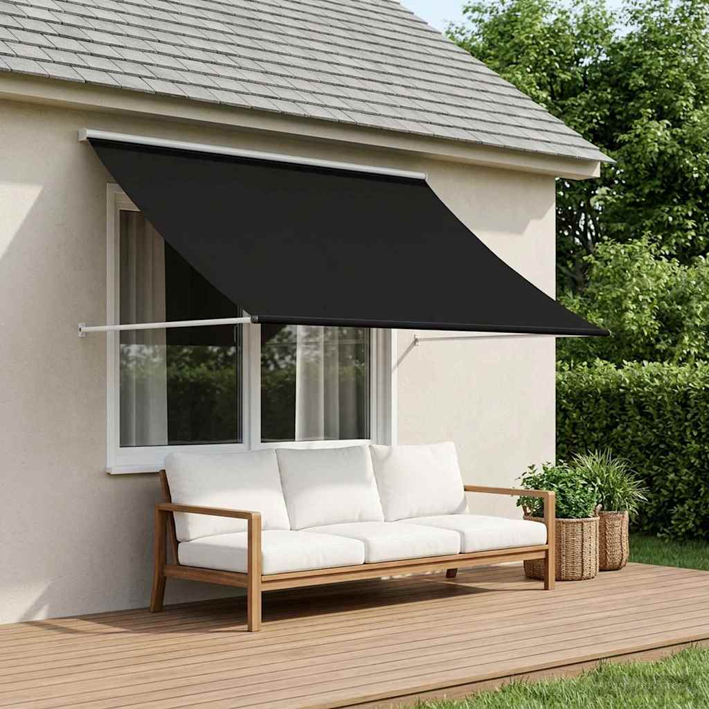 Napernyő Fekete 250 x 150 cm 180 g / m² Poliészter PU bevonattal