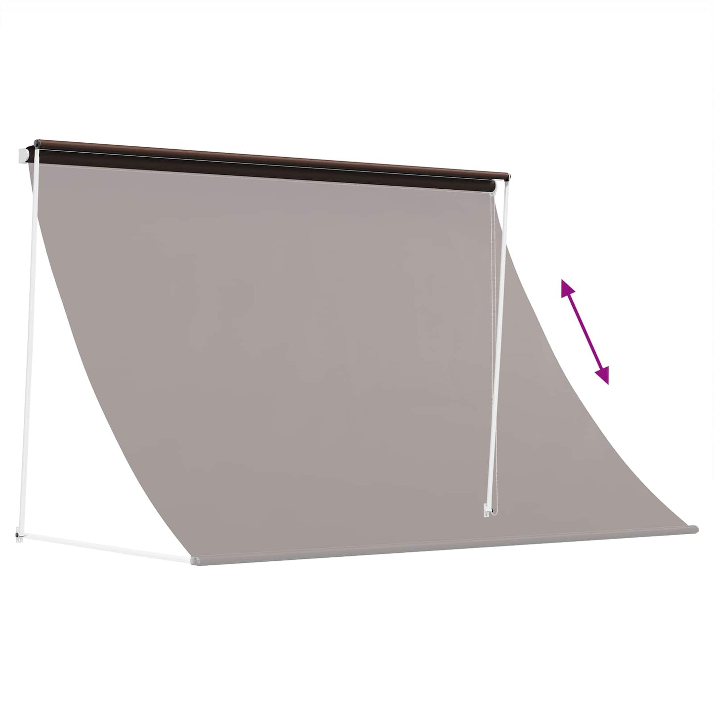 Napernyő Barna 200 x 150 cm 180 g / m² Poliészter PU bevonattal