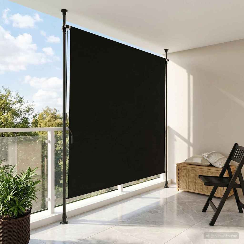 Kültéri Rolós Árnyék Fekete 100 x 270 cm