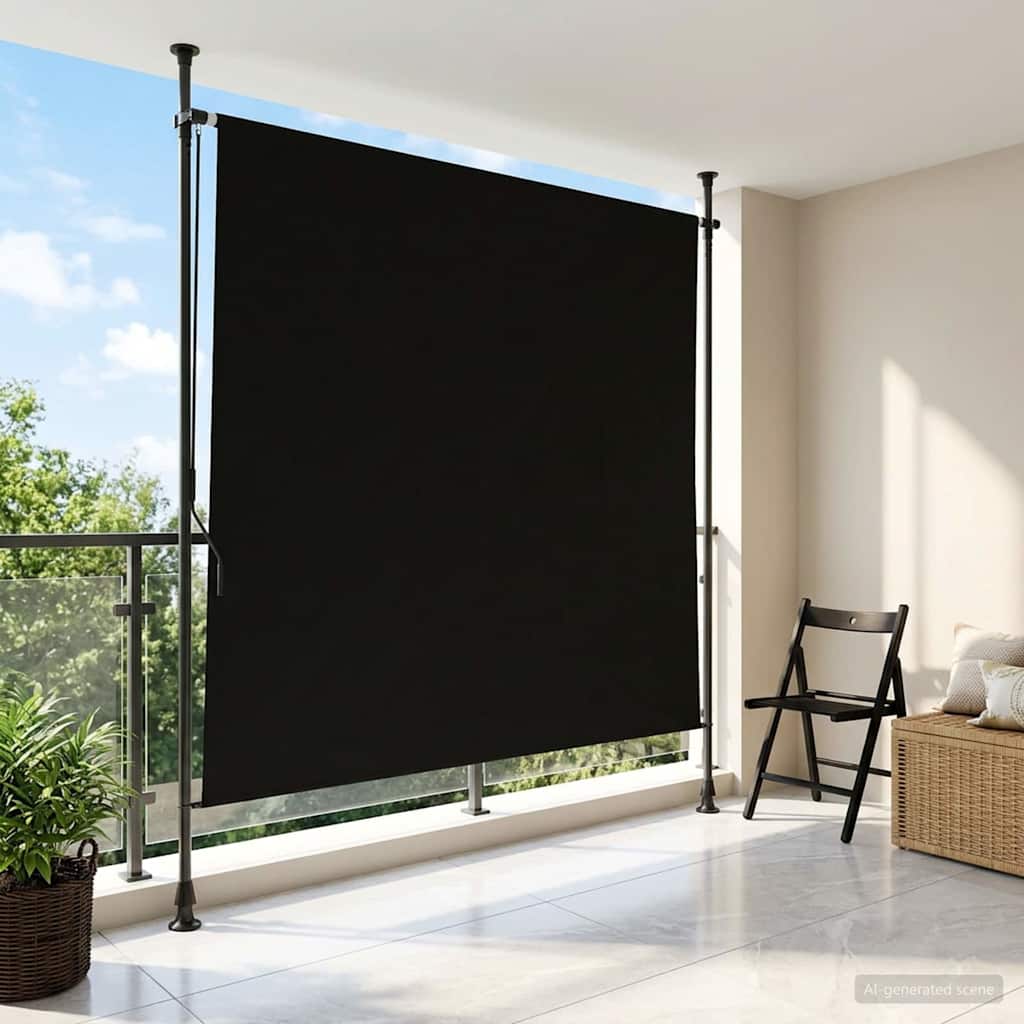 Kültéri Rolós Árnyék Fekete 150 x 270 cm