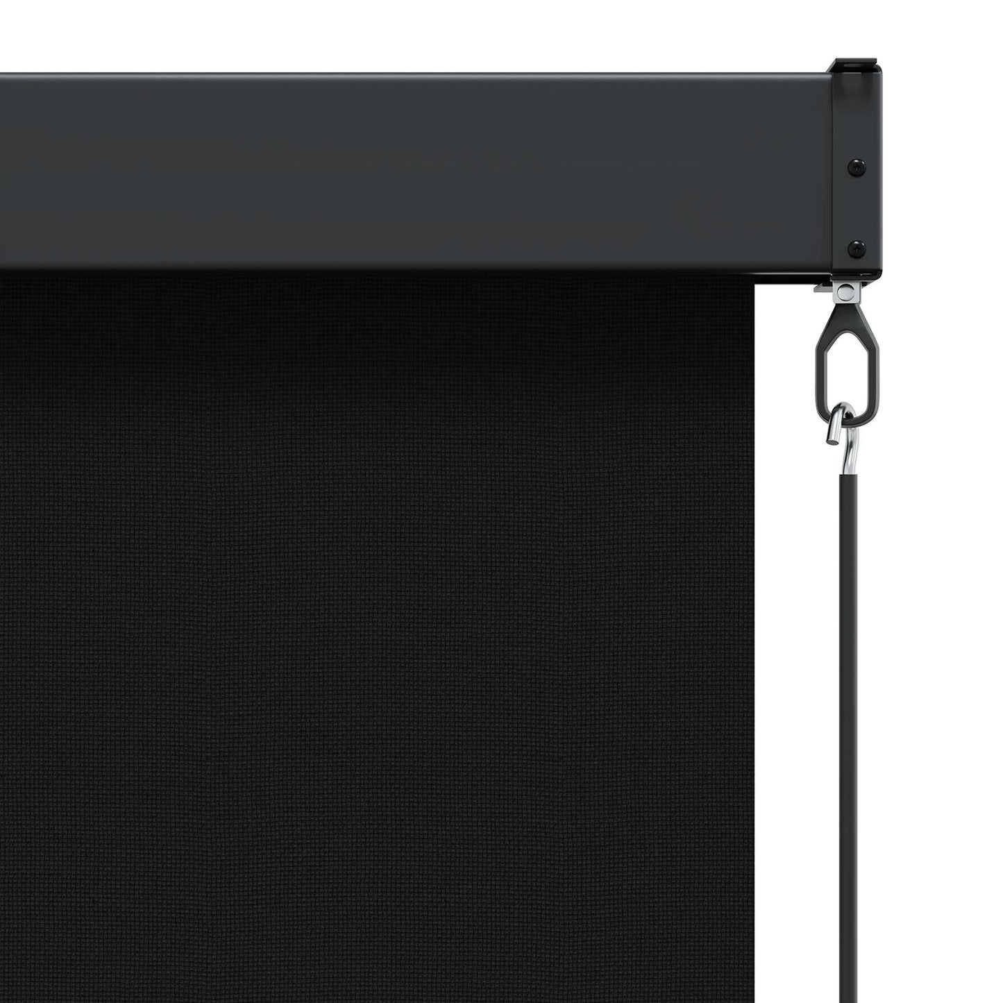 Roletta Fekete 140 x 250 cm Szövet és Alumínium