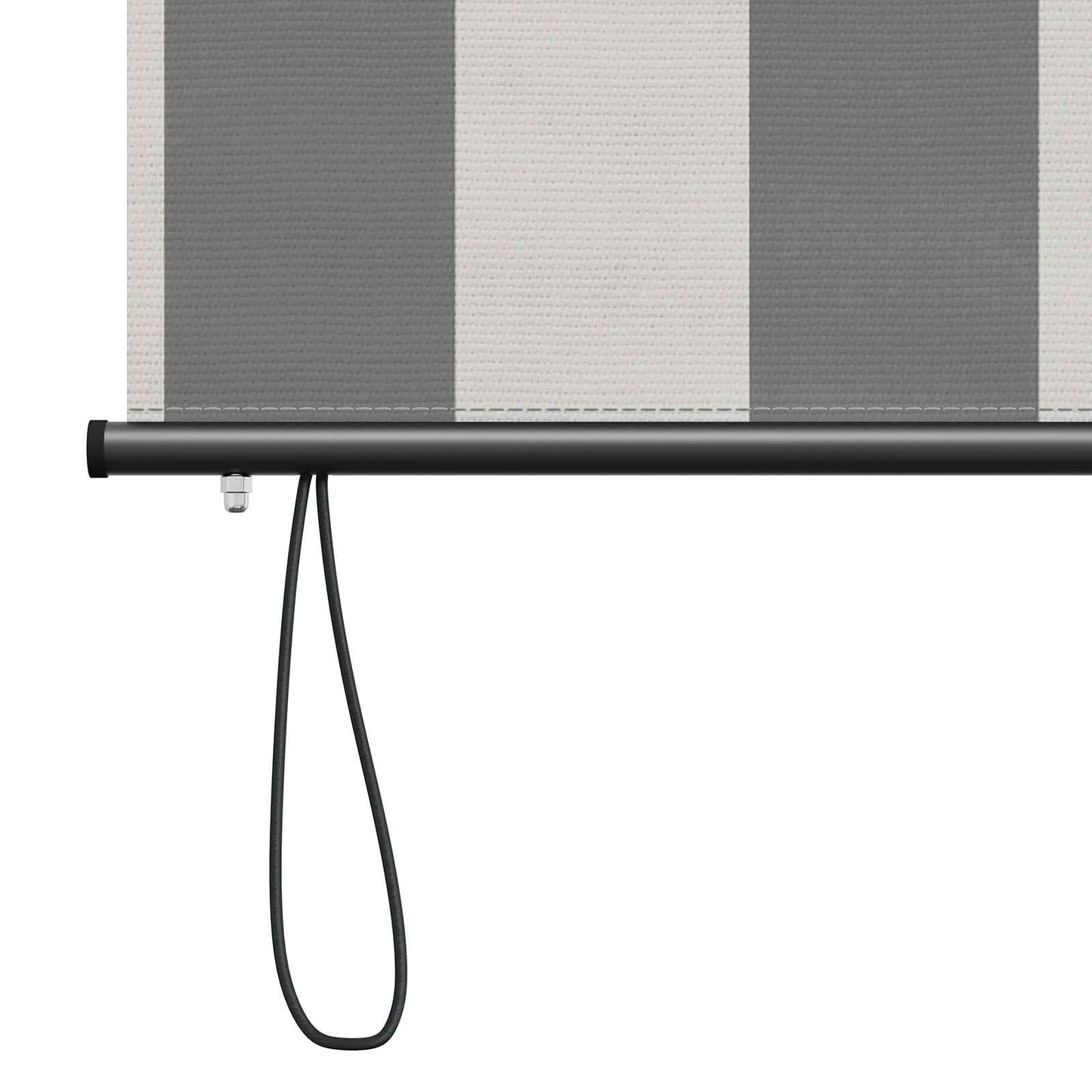 Roletta Antracit és Fehér 140 x 250 cm Szövet és Alumínium