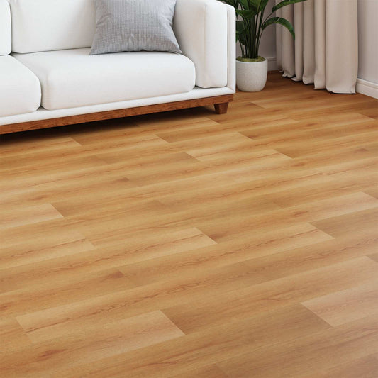 Laminált padló Világos bézs 101 x 20 x 0,8 cm 5 db Szerelt fa
