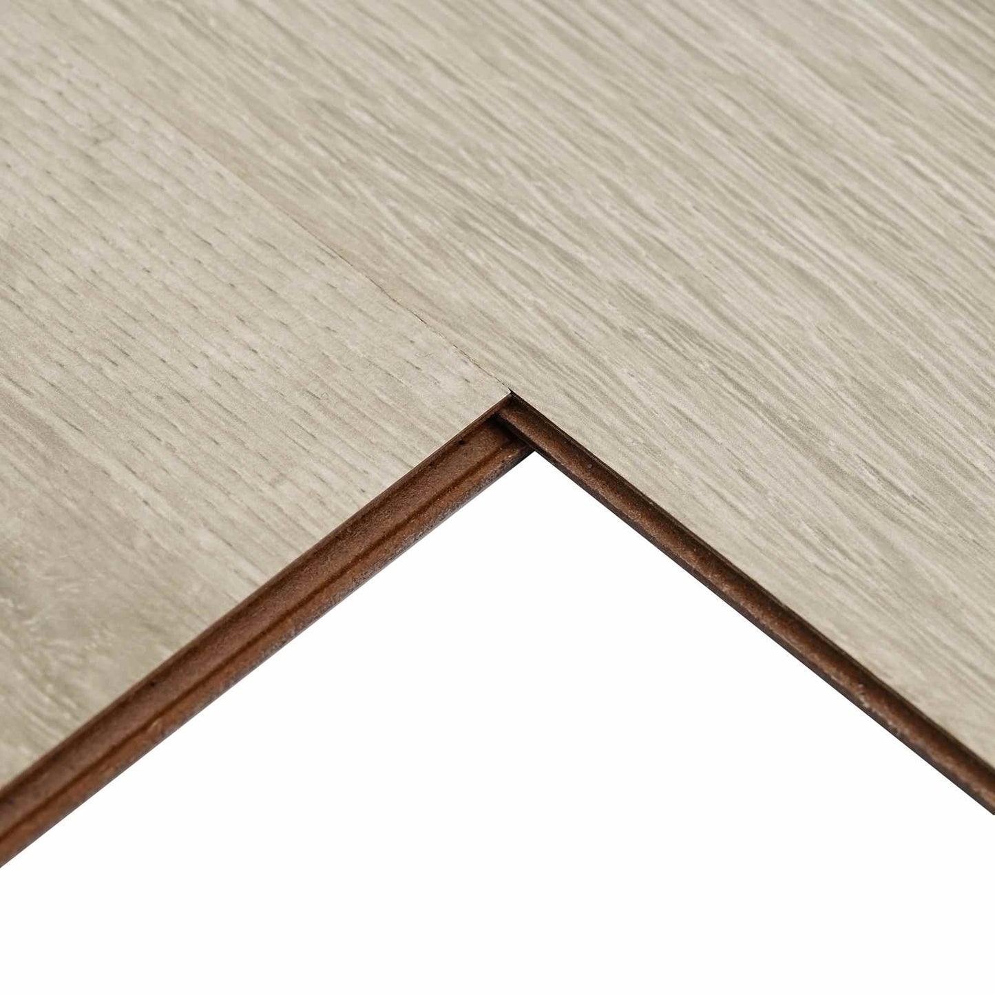 Laminált padló 5 pcs Fehérre festett Barna 101 x 20 x 0,8 cm
