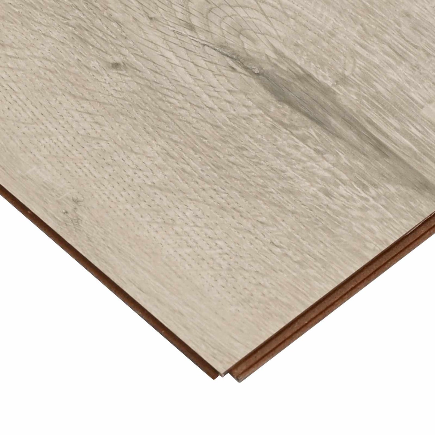 Laminált padló 15 pcs Fehérre festett Barna 101 x 20 x 0,8 cm