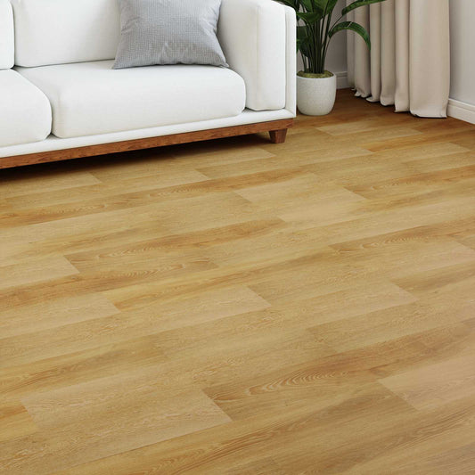 Laminált padló Aranybarna 101 x 20 x 0,8 cm 15 db Szerelt fa