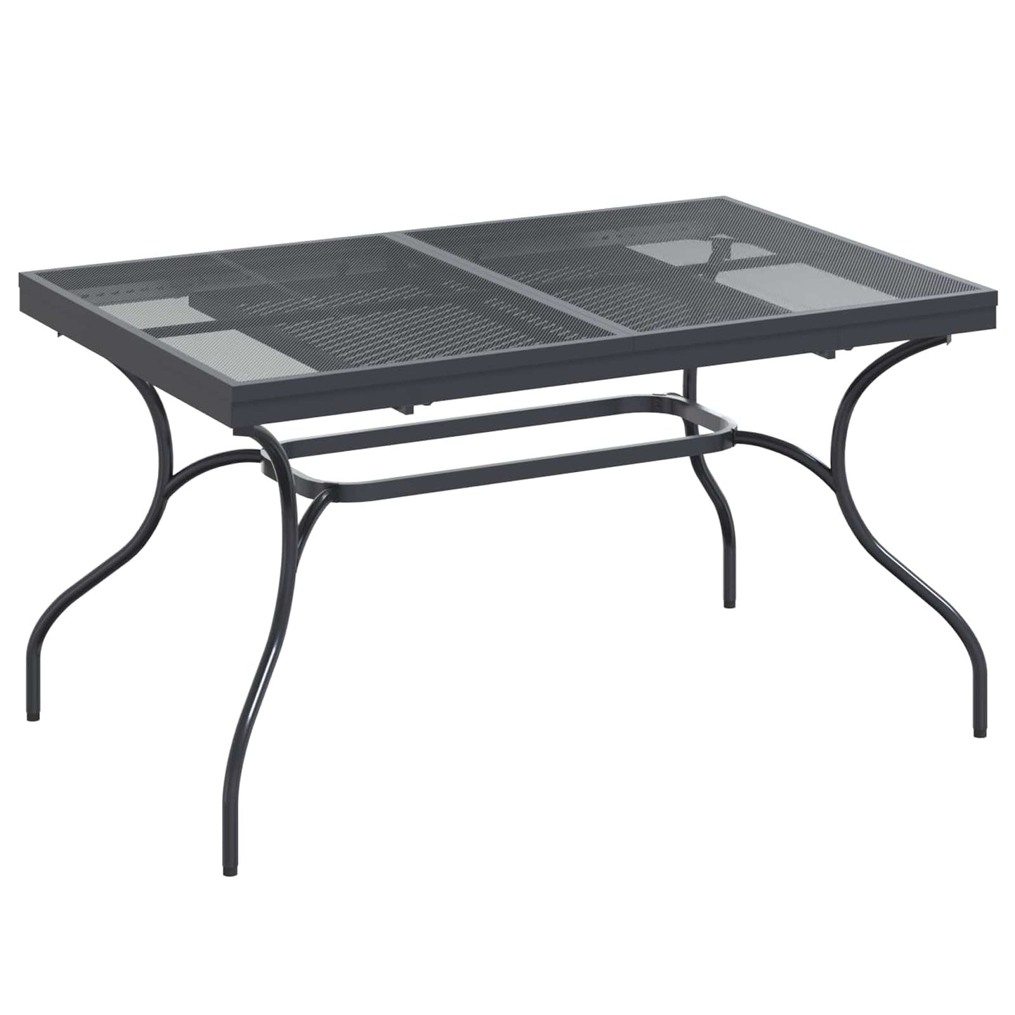 Kert étkező szett 9 pcs Antracitszürke 212 x 90 x 76 cm