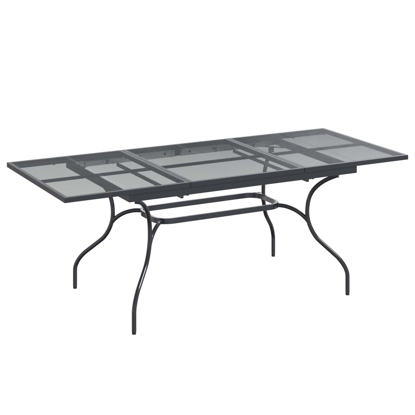 Kert étkező szett 7 pcs Antracitszürke 212 x 90 x 76 cm