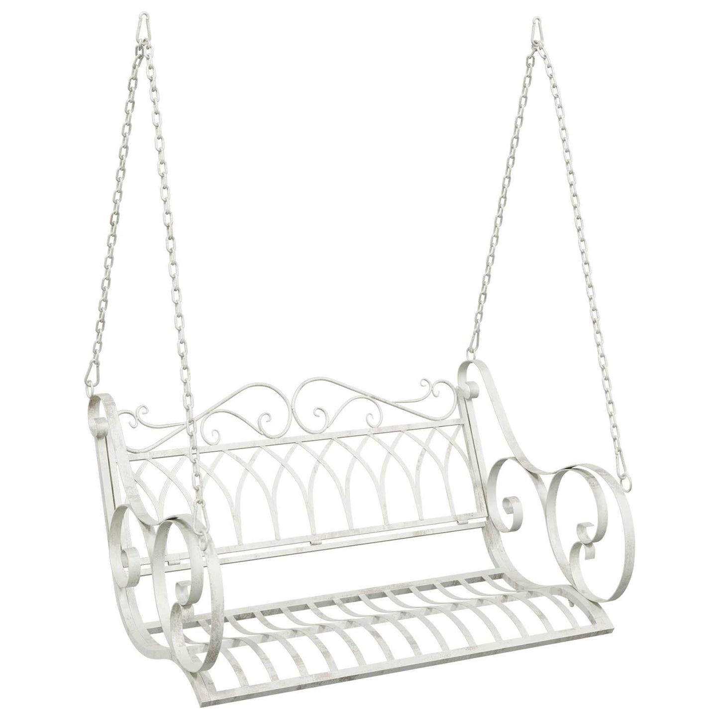 Hinta Pad Acél 109 x 75 x 59 cm Antik fehér
