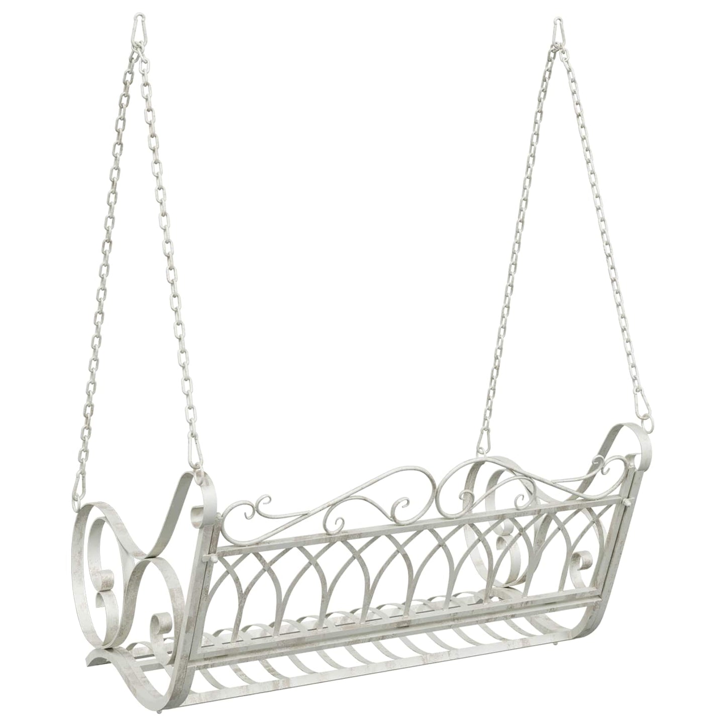 Hinta Pad Acél 109 x 75 x 59 cm Antik fehér