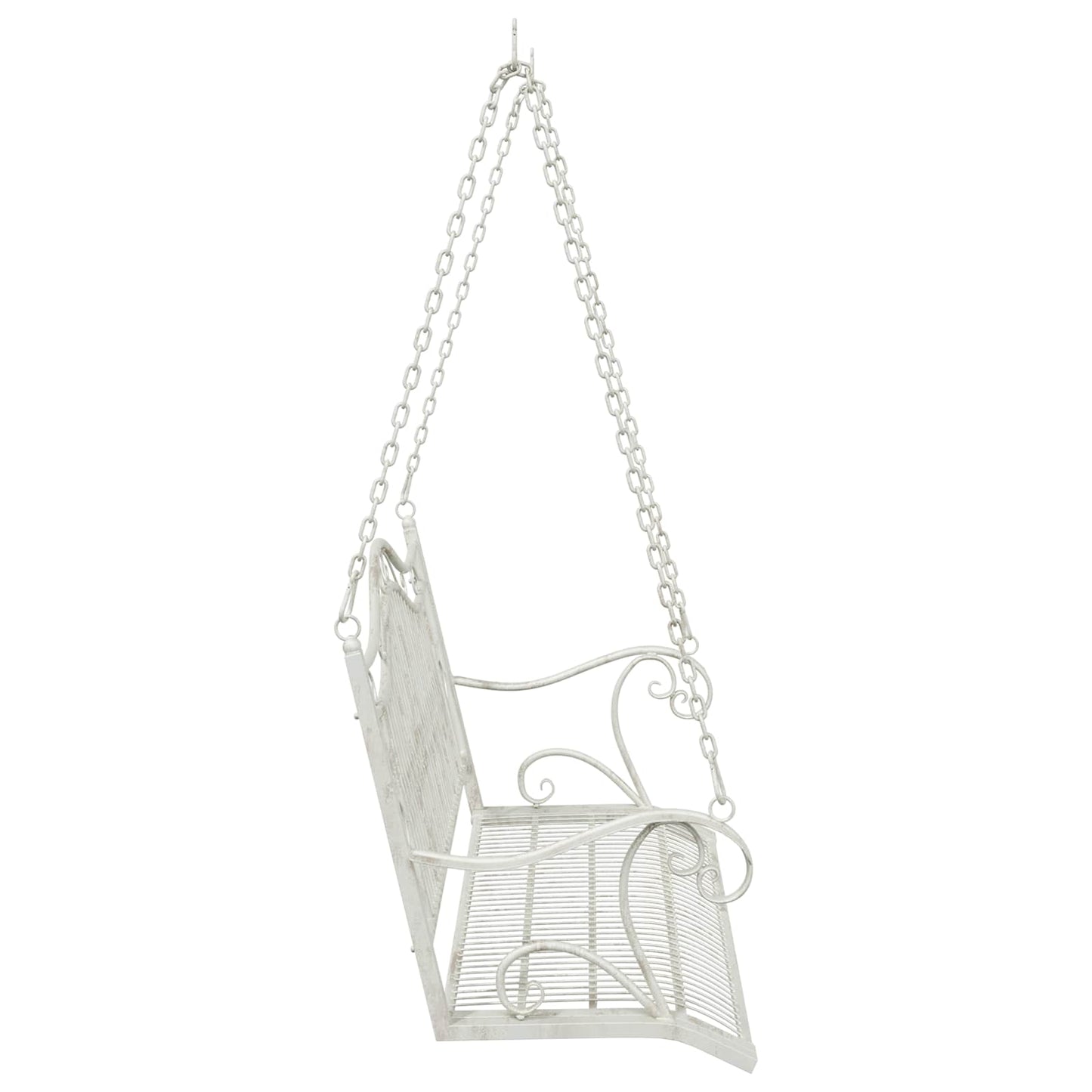 Hinta Pad Acél 115 x 61 x 63 cm Antik fehér