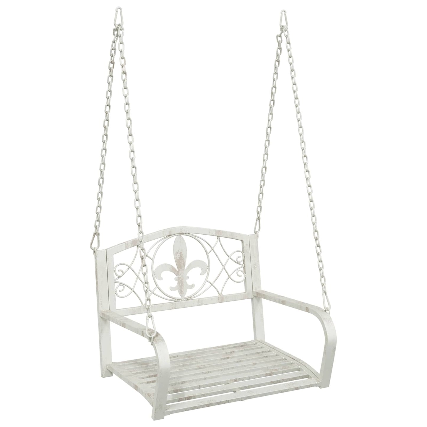 Hinta Pad Acél 71,5 x 59 x 55 cm Antik fehér