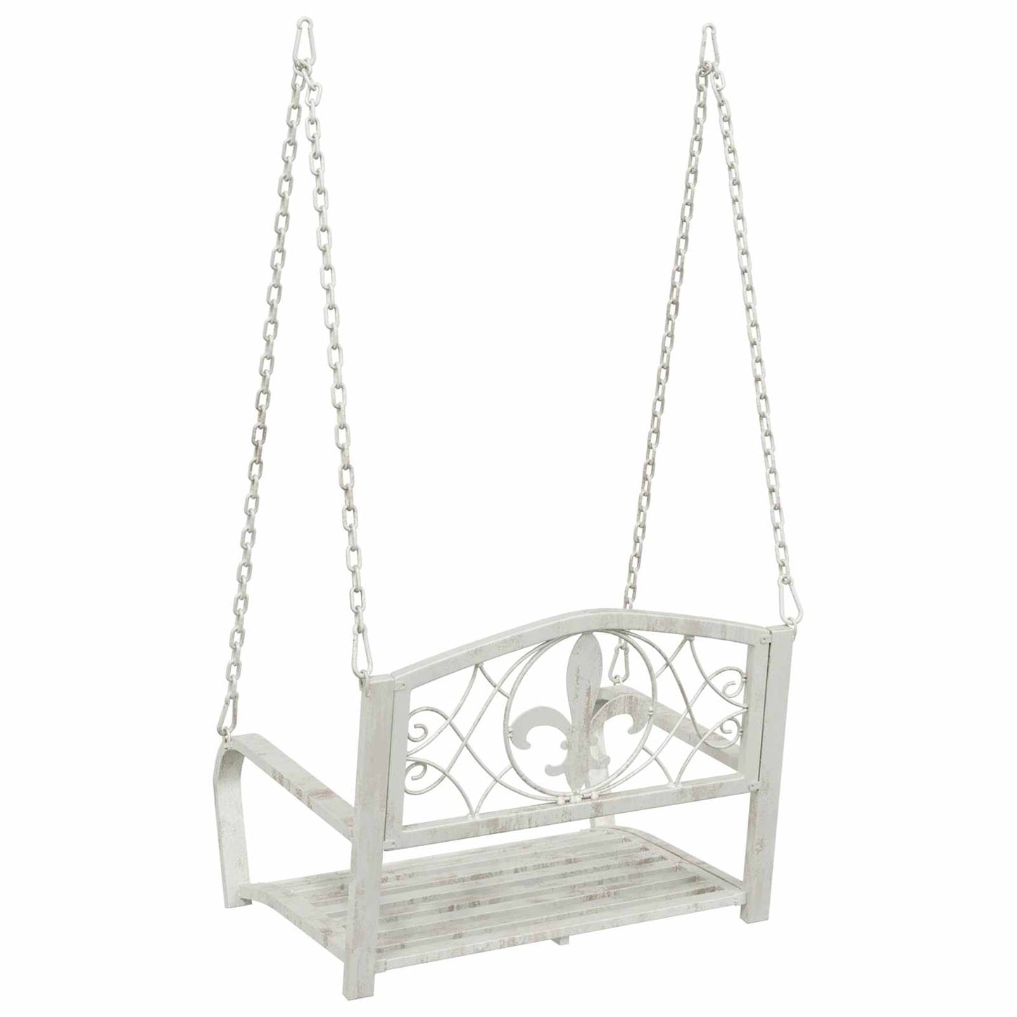 Hinta Pad Acél 71,5 x 59 x 55 cm Antik fehér