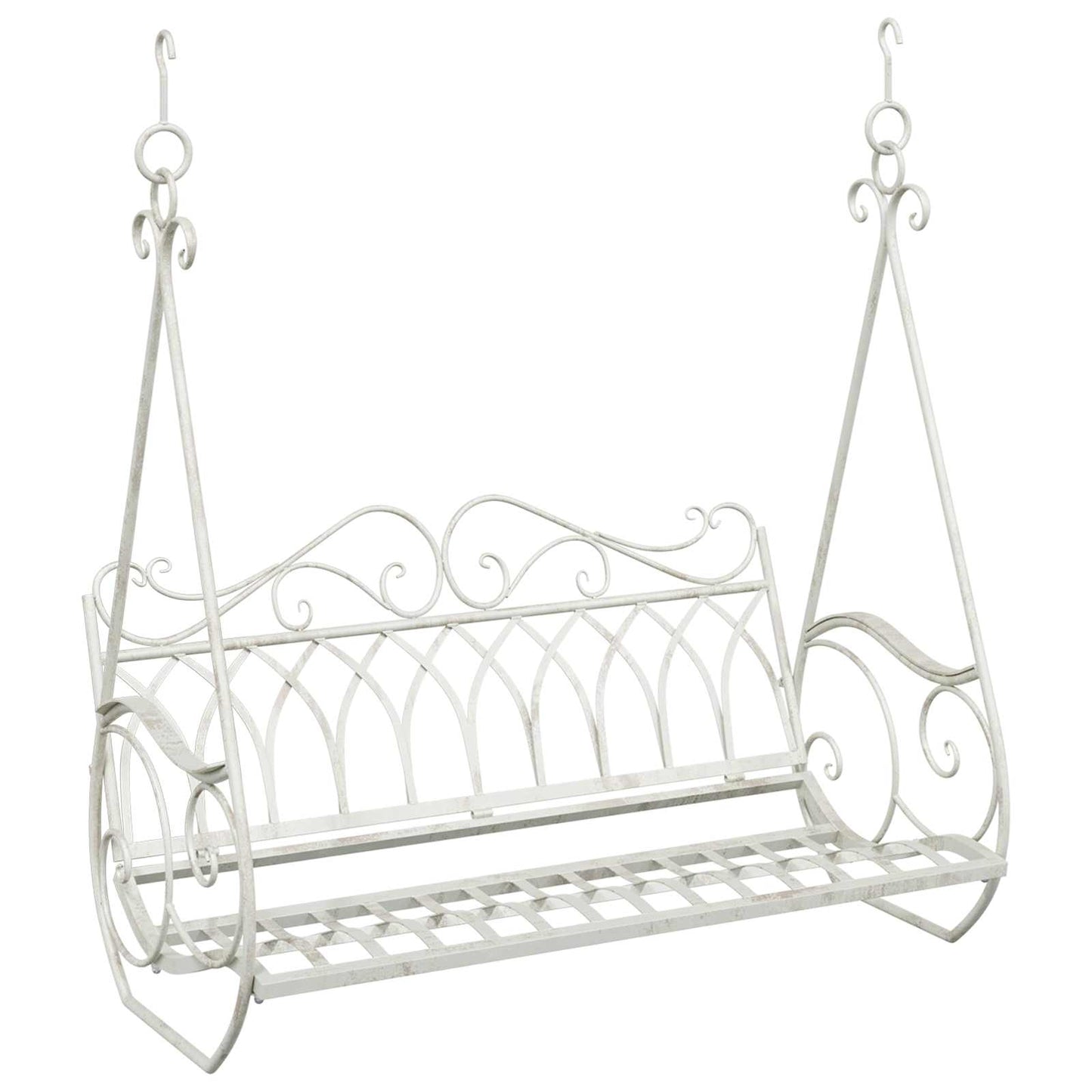 Hinta Pad Acél 112 x 60 x 126,5 cm Antik fehér